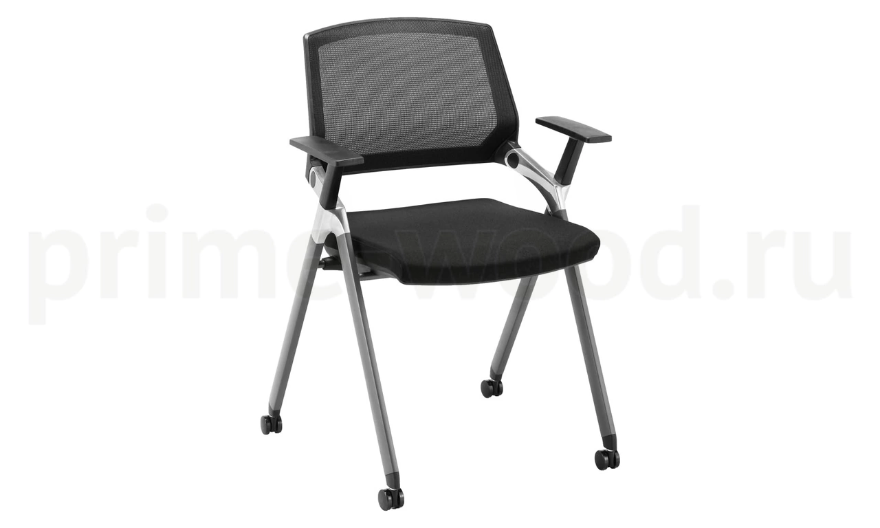 Кресло для посетителя CLIP CLIP/PISSARRO-P dark grey/black, black Arms - фото 0
